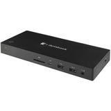 Toshiba Dynabook USB-C Dock reacondicionado, Estación de acoplamiento negro