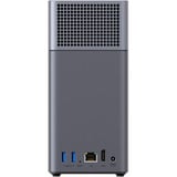 UGREEN DH2300 + 2x 6 TB Seagate IronWolf HDD Paquete, NAS negro