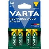 Varta Ready2Use HR06 1350 mAh Batería recargable AA Níquel-metal hidruro (NiMH) Batería recargable, AA, Níquel-metal hidruro (NiMH), 4 pieza(s), 1350 mAh, Verde
