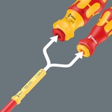 Wera 9751 Inserto de espuma Kraftform Kompakt VDE Set 1, Destornillador rojo/Amarillo