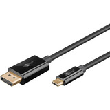 goobay Cable adaptador USB, conector USB-C > conector DisplayPort, 4K 60Hz negro