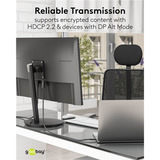 goobay Cable adaptador USB, conector USB-C > conector DisplayPort, 4K 60Hz negro