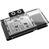 Alphacool Core RX 9070 XT Aorus Elite, Refrigeración por agua transparente/Cromado