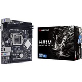 Biostar H61MHV3 placa base Intel® H61 LGA 1155 (Socket H2) micro ATX gris, Intel, LGA 1155 (Socket H2), Intel® Celeron®, Intel® Core™ i3, Intel® Core™ i5, Intel® Core™ i7, Intel® Pentium®, LGA 1155 (Socket H2), DDR3-SDRAM, DIMM