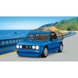 COBI Volkswagen Golf GTI British Version Cabriolet (1984), Juegos de construcción azul