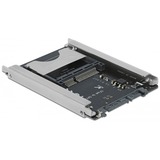 DeLOCK 91753 lector de tarjeta SATA Interno Gris, Lector de tarjetas CFast, Gris, 6 Mbit/s, SATA, 70 mm, 100 mm