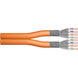Digitus Cable de instalación profesional Cat.7 S/FTP Dúplex, B2ca naranja