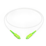 Digitus Cable de parche de fibra óptica simplex, reforzado con acero, monomodo, SC/APC > SC/APC blanco
