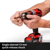 EINHELL Atornillador profesional a batería TP-CD 18/50 Li BL, 18Volt, Taladro/destornillador rojo/Negro