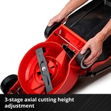 EINHELL GE-CM 18/30 Li (1x3,0Ah) Cortacésped manual Batería Negro, Rojo rojo/Negro, 0Ah), Cortacésped manual, 150 m², 30 cm, 3 cm, 7 cm, Hojas cilíndricas