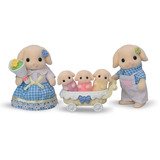EPOCH Sylvanian Families - Familia de Conejos, Juegos de construcción 