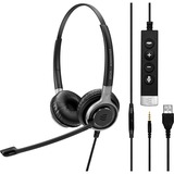 EPOS | Sennheiser IMPACT SC 665 USB, Auriculares con micrófono negro