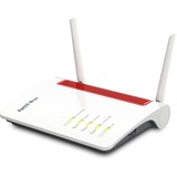 FRITZ! FRITZ!Box 6850 5G, Router WIRELESS LTE Box 6850 5G, Wi-Fi 5 (802.11ac), Doble banda (2,4 GHz / 5 GHz), Ethernet, 3G, Negro, Rojo, Blanco, Router de sobremesa