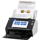 Fujitsu N7100E Escáner con alimentador automático de documentos (ADF) 600 x 600 DPI A4 Negro, Escáner de alimentación de hojas gris, 216 x 3048 mm, 600 x 600 DPI, 24 bit, 8 bit, 1 bit, 25 ppm