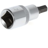 GEDORE Punta de destornillador roja, 1/2", Llave de tubo cromado