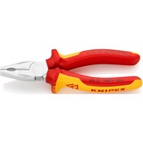 KNIPEX 01 06 160 Alicates de electricista alicate, Alicates combi rojo/Amarillo, Alicates de electricista, Acero cromo vanadio, De plástico, Rojo/naranja, 16 cm, 201 g