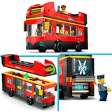 LEGO Autobús Turístico Rojo de Dos Plantas, Juegos de construcción Juego de construcción, 7 año(s), Plástico, 384 pieza(s), 607 g