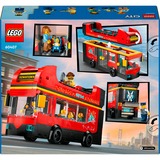 LEGO Autobús Turístico Rojo de Dos Plantas, Juegos de construcción Juego de construcción, 7 año(s), Plástico, 384 pieza(s), 607 g