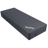 Lenovo ThinkPad Thunderbolt 3 Dock reacondicionado, Estación de acoplamiento negro