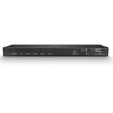 Lindy Divisor HDMI 2.0 de 4 Puertos, Splitter HDMI negro