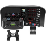 Logitech Flight Radio Panel Negro, Rojo, Plata USB 2.0 Simulador de Vuelo Analógico/Digital PC, Panel de instrumentos Simulador de Vuelo, PC, Analógico/Digital, Alámbrico, USB 2.0, Negro, Rojo, Plata