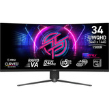 MSI MPG 346CQRF X24, Monitor de gaming negro