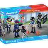 PLAYMOBIL Action Heroes Set de figuras Policía, Juegos de construcción 