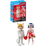 PLAYMOBIL Miraculous: El sueño de boda de Ladybugs & Cat Noirs, Juegos de construcción 