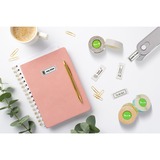 Peach PE102 Transparente, Etiqueta Transparente, Térmica directa, Bisfenol A (BPA), 1,4 cm, 4 cm, 180 pieza(s)