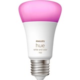 Philips Hue Bombilla inteligente A60 - E27 - 1100, Lámpara LED Philips Hue White and Color ambiance Bombilla inteligente A60 - E27 - 1100, Bombilla inteligente, Bluetooth, Blanco, LED, E27, A60