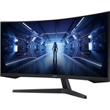 SAMSUNG LC34G55TWWPXEN, Monitor de gaming negro