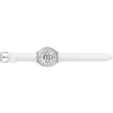 Samsung Galaxy Watch8 Classic 3,3 cm (1.3") AMOLED 46 mm Digital 438 x 438 Pixeles Pantalla táctil Plata Wifi GPS (satélite), SmartWatch blanco, 3,3 cm (1.3"), AMOLED, Pantalla táctil, 64 GB, GPS (satélite), 63,5 g