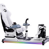Thermaltake Cockpit simulador de vuelo GF500 Snow, Sim Rig blanco