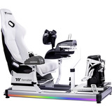 Thermaltake Cockpit simulador de vuelo GF500 Snow, Sim Rig blanco