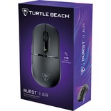 Turtle Beach Burst II Air – Ratón de Juego inalámbrico de 2,4 GHz, Ultraligero de 47 g, interruptores ópticos, simétrico, Sensor óptico de 26 000 PPP, Bluetooth, 120 Horas de batería - Negro, Ratones para gaming negro, 4 GHz, Ultraligero de 47 g, interruptores ópticos, simétrico, Sensor óptico de 26 000 PPP, Bluetooth, 120 Horas de batería - Negro, mano derecha, Óptico, RF Wireless + Bluetooth, 26000 DPI, Negro