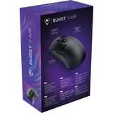 Turtle Beach Burst II Air ratón Juego mano derecha RF Wireless + Bluetooth Óptico 26000 DPI, Ratones para gaming negro, mano derecha, Óptico, RF Wireless + Bluetooth, 26000 DPI, Negro