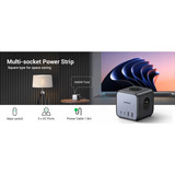 UGREEN DigiNest Cube regleta de enchufes (3 enchufes AC + 65W 2A2C) 