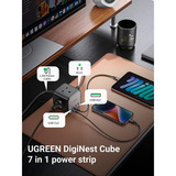 UGREEN DigiNest Cube regleta de enchufes (3 enchufes AC + 65W 2A2C) 