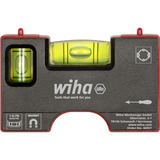 Wiha Mini nivel de bolsillo 8 cm, Nivel de agua gris/Rojo