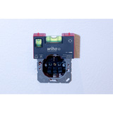 Wiha Mini nivel de bolsillo 8 cm, Nivel de agua gris/Rojo