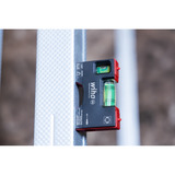 Wiha Mini nivel de bolsillo 8 cm, Nivel de agua gris/Rojo