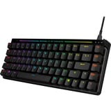 ASUS ROG Falchion Ace HFX teclado Juego USB QWERTZ Alemán Negro, Teclado para gaming negro, Alámbrico, USB, Magnetic-mechanical key switch, QWERTZ, LED RGB, Negro