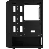 Aerocool Quantum Mesh Midi Tower Negro, Cajas de torre negro/Gris, Midi Tower, PC, Negro, ATX, micro ATX, Mini-ITX, Acrilonitrilo butadieno estireno (ABS), SPCC, Acero, Juego