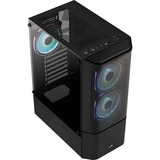 Aerocool Quantum Mesh Midi Tower Negro, Cajas de torre negro/Gris, Midi Tower, PC, Negro, ATX, micro ATX, Mini-ITX, Acrilonitrilo butadieno estireno (ABS), SPCC, Acero, Juego