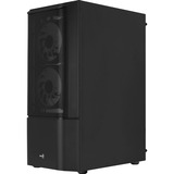 Aerocool Quantum Mesh Midi Tower Negro, Cajas de torre negro/Gris, Midi Tower, PC, Negro, ATX, micro ATX, Mini-ITX, Acrilonitrilo butadieno estireno (ABS), SPCC, Acero, Juego