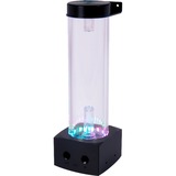 Alphacool Depósito de compensación Core 200 Aurora D5/VPP Acetal/Acrílico, Depósito de expansión negro