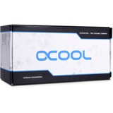 Alphacool Depósito de compensación Core 200 Aurora D5/VPP Acetal/Acrílico, Depósito de expansión negro
