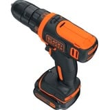 BLACK+DECKER Atornillador inalámbrico BDODD12KA, 10,8 voltios, Taladro/destornillador negro/Naranja