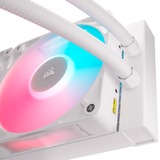 Corsair iCUE LINK TITAN 360 RX LCD RGB, Refrigeración por agua blanco