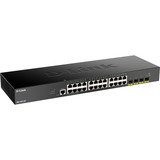 D-Link DGS-1250-28X Gestionado L3 Gigabit Ethernet (10/100/1000) Negro, Interruptor/Conmutador Gestionado, L3, Gigabit Ethernet (10/100/1000), Bidireccional completo (Full duplex), Montaje en rack